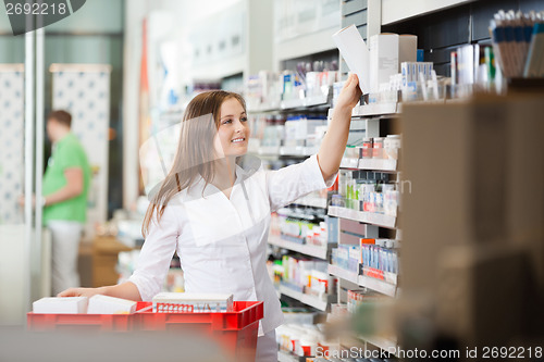 Image of Pharmacist Stocking Shelves
