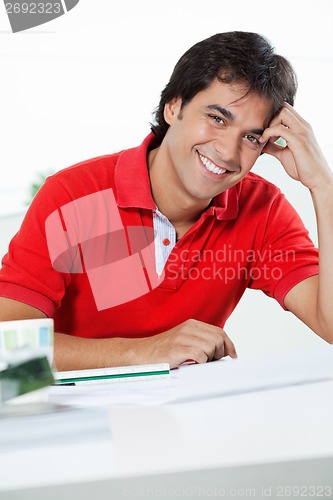 Image of Young Male Architect Smiling