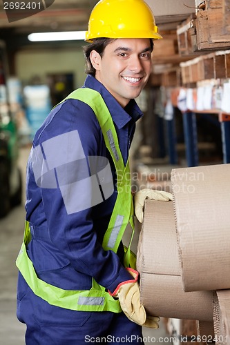 Image of Happy Foreman At Warehouse