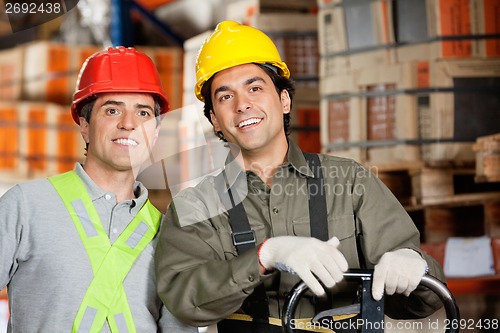 Image of Happy Foreman At Warehouse