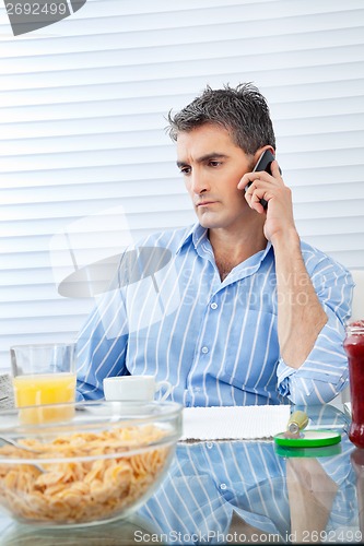 Image of Man On Phone Call