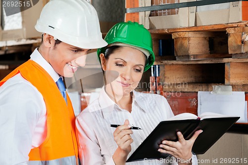 Image of Supervisors Working At Warehouse