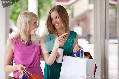 Image of Women Window Shopping