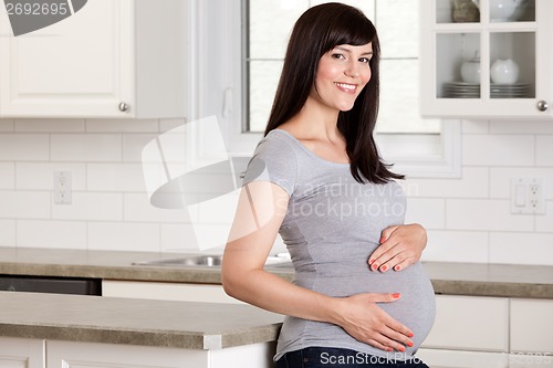 Image of Portrait of Pregnant Woman in Third Trimester