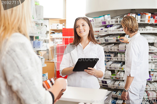 Image of Pharmacist with Digital Tablet