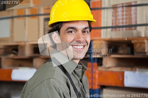 Image of Young Foreman In Hardhat