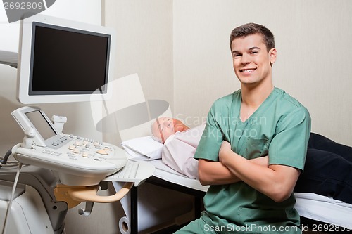 Image of Ultrasound Technician in clinic