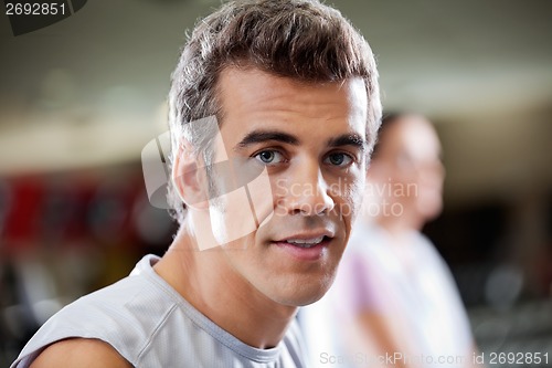 Image of Young Man In Health Club