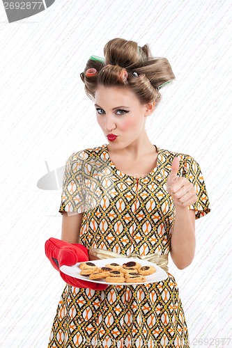 Image of Woman with Cookies