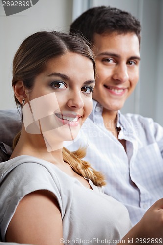 Image of Pretty Young Woman Smiling