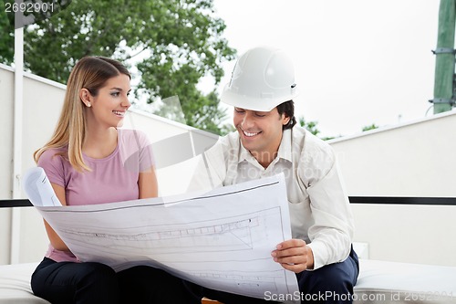 Image of Female Client With Architect