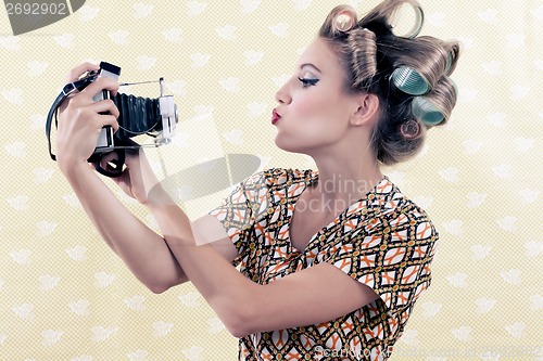 Image of Woman taking Self-portrait
