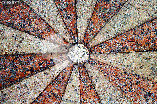 Image of   abstrac pavement     spain lanzarote africa