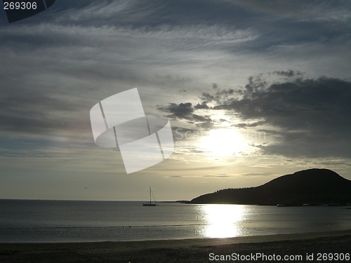 Image of sun set on stokkøya