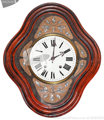 Image of Antique wooden clock
