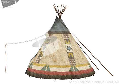 Image of Native American Teepee