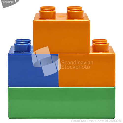 Image of Colorful building blocks