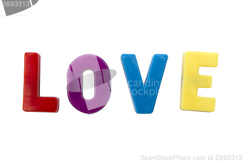 Image of Letter magnets love