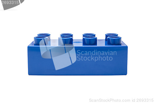 Image of blue building block 