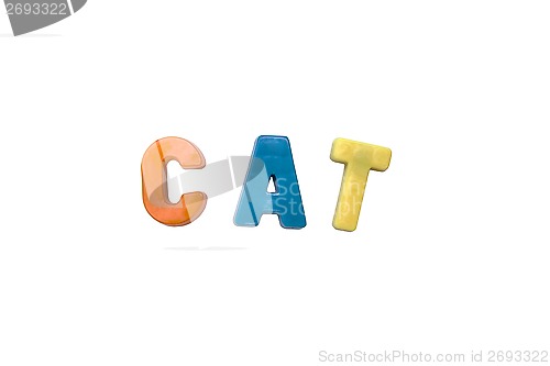 Image of Letter magnets  CAT