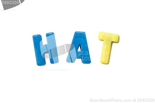Image of Letter magnets  HAT