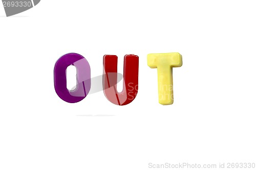 Image of Letter magnets OUT