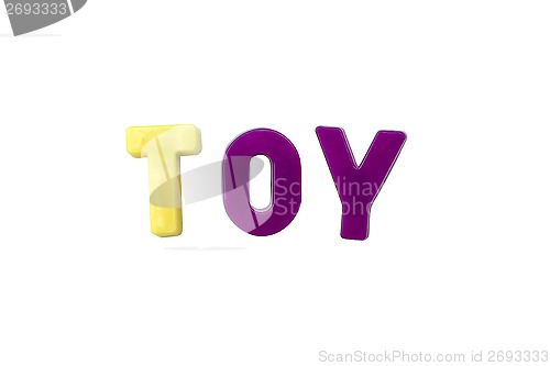 Image of Letter magnets TOY