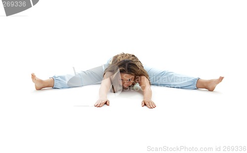 Image of upavistha konasana wide-angle seated forward bend