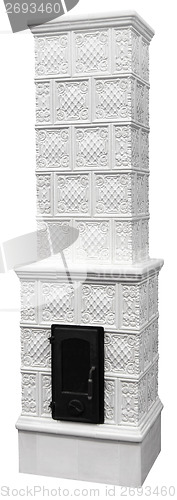 Image of White Fireplace