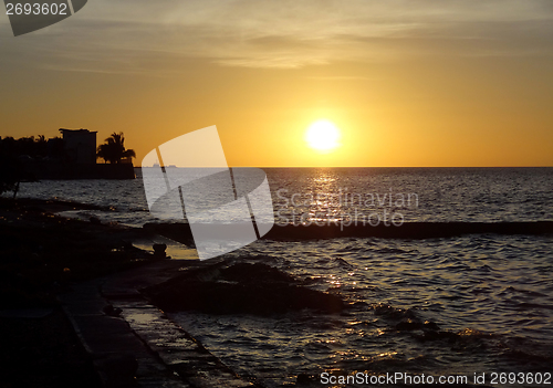Image of sundown in Mexico