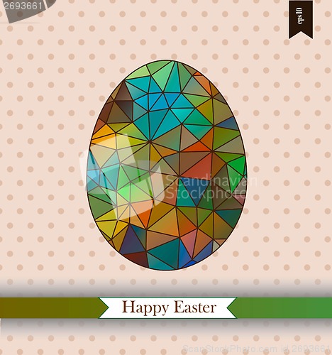 Image of Easter greeting card with place for your text