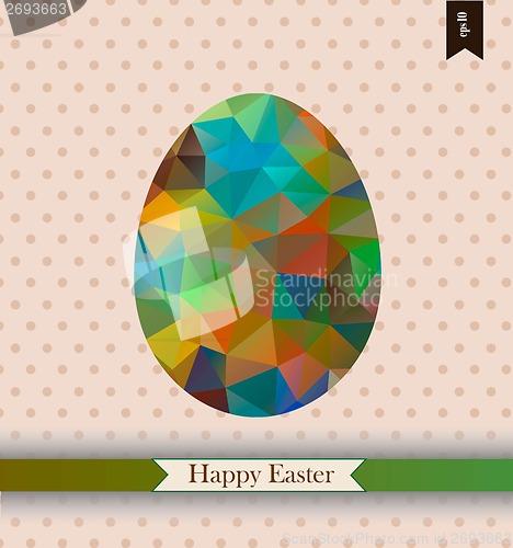 Image of Easter greeting card with place for your text