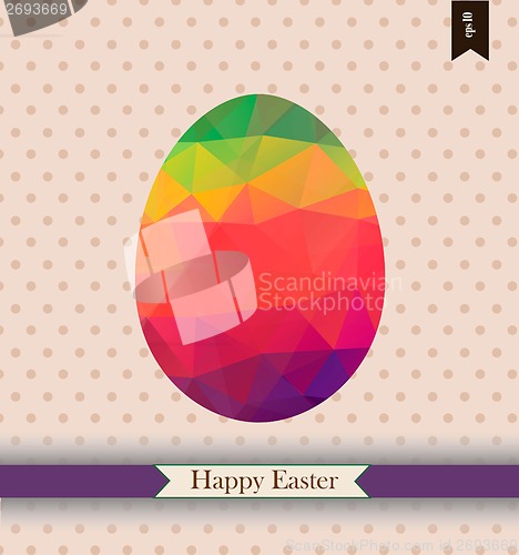 Image of Easter greeting card with place for your text