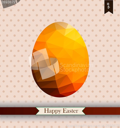 Image of Easter greeting card with place for your text