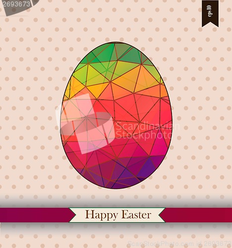 Image of Easter greeting card with place for your text
