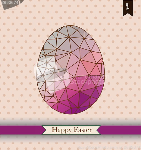 Image of Easter greeting card with place for your text
