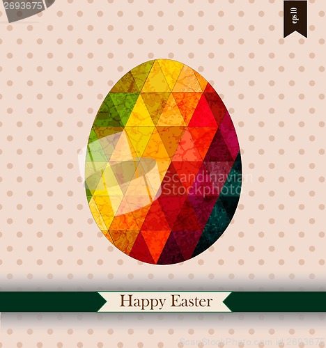 Image of Easter greeting card with place for your text