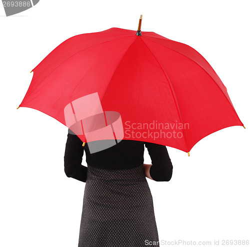 Image of Woman with umbrella