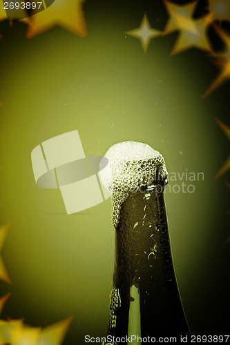 Image of Opening champagne bottle