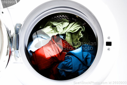 Image of Clothes in laundry