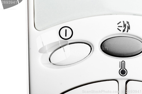 Image of Remote buttons.