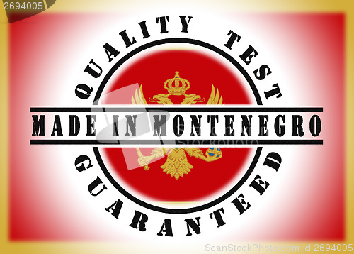 Image of Quality test guaranteed stamp 