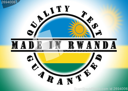 Image of Quality test guaranteed stamp 