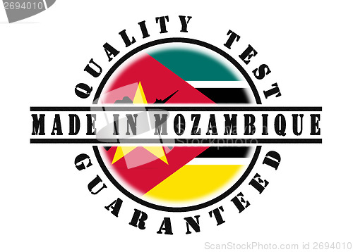 Image of Quality test guaranteed stamp 