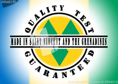 Image of Quality test guaranteed stamp 