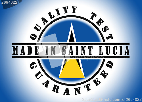 Image of Quality test guaranteed stamp 