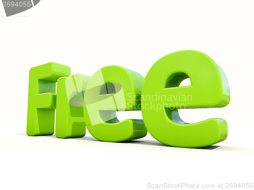 Image of 3d word free