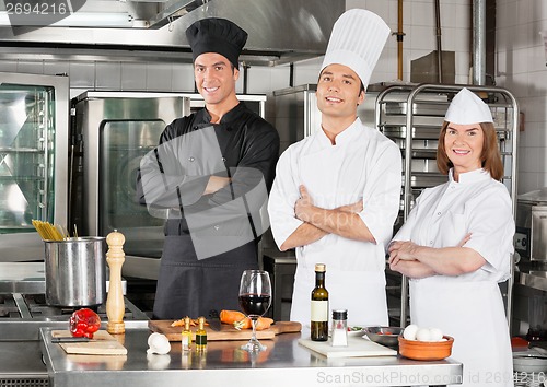 Image of Chefs Standing With Arms Crossed