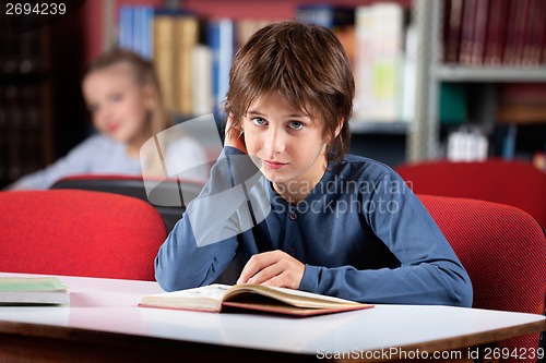 Image of Portrait Of Confused Schoolboy