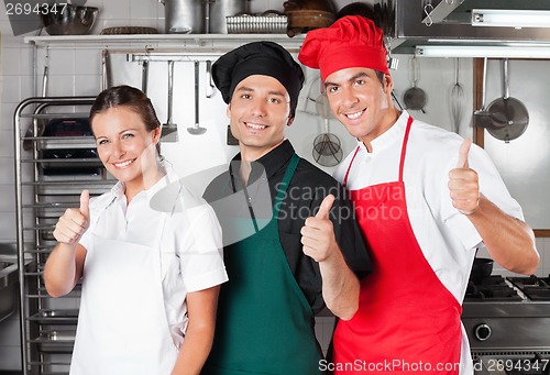 Image of Chefs Giving Thumbs Up
